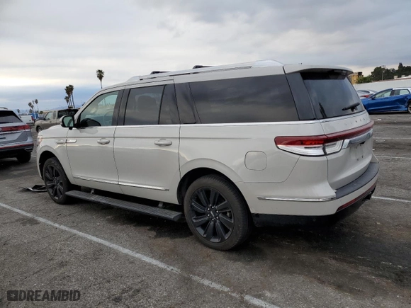 2023 Lincoln Navigator L Reserve with VIN 5LMJJ3LG8PEL11662, listed as a Copart auction lot 89001225 with 19,332 mi miles and Salvage Title. Bid and sale history available at carsss.com. Image 2.
