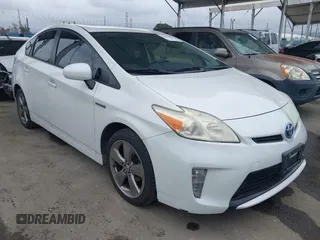 2013 Toyota Prius One with VIN JTDKN3DU0D5607615, listed as a IAAI auction lot 42049686 with 173,225 mi miles. Bid and sale history available at carsss.com. Image 1.