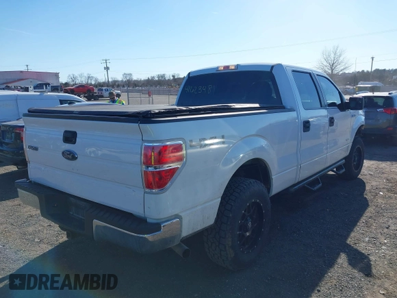 2013 Ford F-150 XL with VIN 1FTFW1ET6DFC62674, listed as a IAAI auction lot 41623481 with 130,246 mi miles and . Bid and sale history available at DreamBid. Image 4.