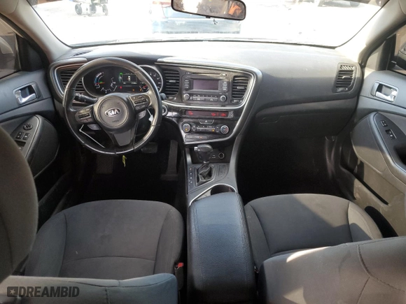 2016 Kia Optima Hybrid with VIN KNAGM4AD2G5096655, listed as a Copart auction lot 47435075 with NaN miles and Salvage Title. Bid and sale history available at carsss.com. Image 8.