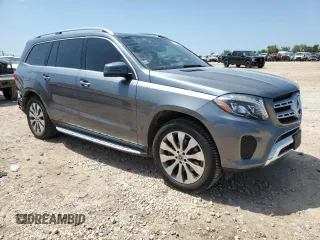 2018 Mercedes-Benz GLS 450 with VIN 4JGDF6EE0JB011217, listed as a Copart auction lot 55772345 with 91,542 mi miles and Salvage title. Bid and sale history available at DreamBid. Image 4.