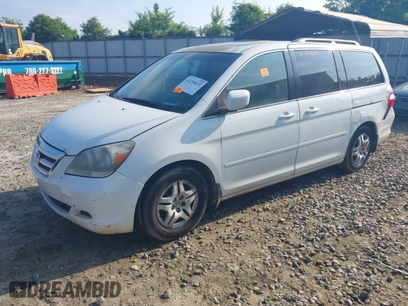 2007 Honda Odyssey EX-L z VIN 5FNRL38617B415770, wystawiony jako IAAI lot #42208632 z przebiegiem 269 375 mil mil oraz . Historia ofert i sprzedaży dostępna na DreamBid. Obrazek 2.