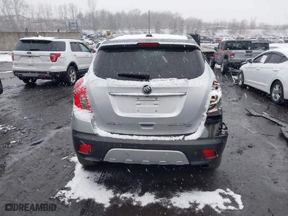 2016 Buick Encore Leather with VIN KL4CJGSB9GB599751, listed as a IAAI auction lot 41150011 with 91,200 mi miles. Bid and sale history available at carsss.com. Image 16.