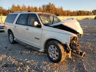 2008 Ford Expedition EL Limited with VIN 1FMFK19508LA12423, listed as a Copart auction lot 87960475 with 0 mi miles and Salvage Title. Bid and sale history available at carsss.com. Image 4.