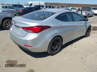 2016 Hyundai Elantra SE with VIN 5NPDH4AE2GH708811, listed as a IAAI auction lot 42773202 with 107,362 mi miles and . Bid and sale history available at DreamBid. Image 4.