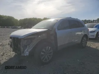 2015 Acura MDX Tech Pkg with VIN 5FRYD4H45FB016595, listed as a Copart auction lot 54501805 with 99,206 mi miles and Salvage Title. Bid and sale history available at carsss.com. Image 1.