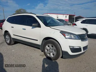 2015 Chevrolet Traverse LS z VIN 1GNKRFKD3FJ106129, wystawiony jako IAAI lot #41739496 z przebiegiem 160 841 mil mil oraz . Historia ofert i sprzedaży dostępna na DreamBid. Obrazek 1.