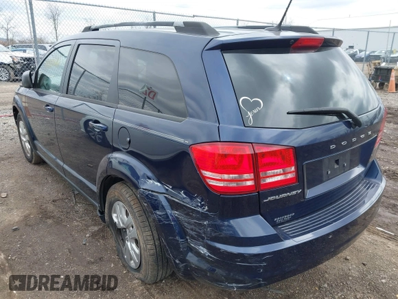 2017 Dodge Journey SE with VIN 3C4PDCAB9HT590394, listed as a IAAI auction lot 41838214 with 71,442 mi miles and . Bid and sale history available at DreamBid. Image 3.