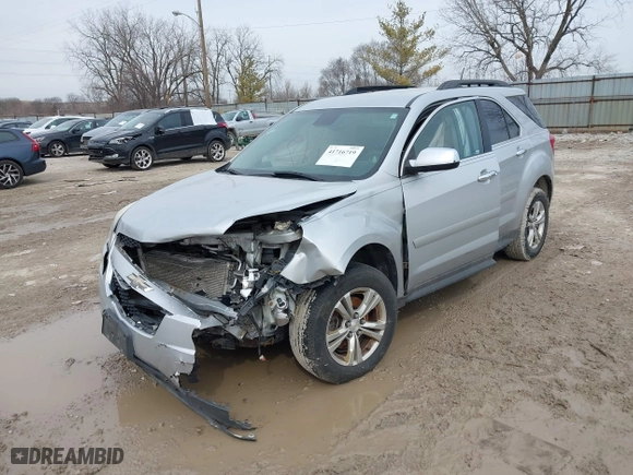 2013 Chevrolet Equinox LT with VIN 2GNALPEK4D6193823, listed as a IAAI auction lot 41716719 with 154,947 mi miles. Bid and sale history available at carsss.com. Image 2.