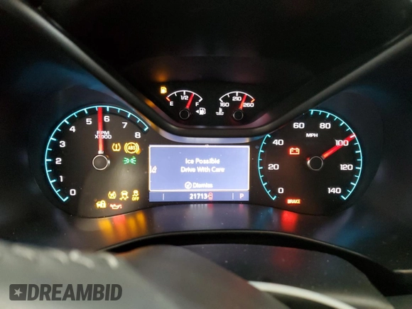 2021 Chevrolet Colorado 4WD Z71 with VIN 1GCGTDEN8M1234243, listed as a Copart auction lot 47742615 with 21,713 mi miles and Salvage title. Bid and sale history available at DreamBid. Image 9.