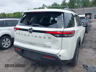 2024 Nissan Pathfinder SV with VIN 5N1DR3BC6RC240547, listed as a IAAI auction lot 42257858 with 13,465 mi miles and . Bid and sale history available at DreamBid. Image 16.