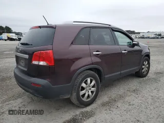 2013 Kia Sorento LX with VIN 5XYKT4A20DG314559, listed as a Copart auction lot 85943334 with 166,771 mi miles and Salvage title. Bid and sale history available at DreamBid. Image 3.