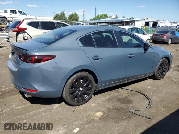2024 Mazda 3 S Carbon Edition with VIN 3MZBPBCM1RM408173, listed as a Copart auction lot 67511814 with 343 mi miles and Clean title. Bid and sale history available at DreamBid. Image 3.