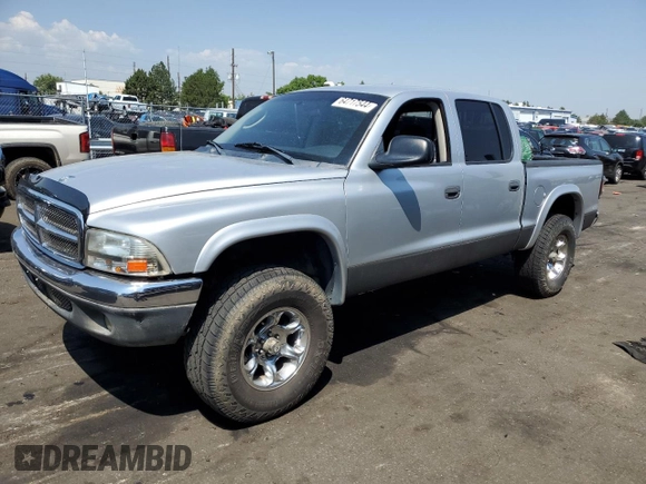 2004 Dodge Dakota SLT with VIN 1D7HG48N54S632126, listed as a Copart auction lot 64717544 with 187,896 mi miles and Clean Title. Bid and sale history available at carsss.com. Image 1.