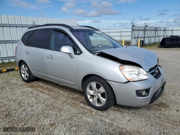 2008 Kia Rondo LX with VIN KNAFG526687195204, listed as a Copart auction lot 47830985 with NaN miles and Salvage Title. Bid and sale history available at carsss.com. Image 4.