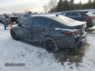 2022 Lexus IS 300 F Sport with VIN JTHG81F25N5048477, listed as a Copart auction lot 87864455 with 52,036 mi miles and Clean title. Bid and sale history available at DreamBid. Image 2.