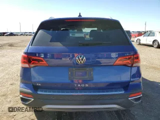 2022 Volkswagen Taos SE с VIN 3VVTX7B21NM046183, выставлен на аукционе Copart как лот 48811375 с пробегом 42 102 миль миль и Списание • Salvage title. История ставок и продаж доступна на DreamBid. Изображение 6.