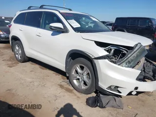 2014 Toyota Highlander Limited with VIN 5TDYKRFHXES036569, listed as a IAAI auction lot 41669754 with 152,791 mi miles and . Bid and sale history available at DreamBid. Image 1.