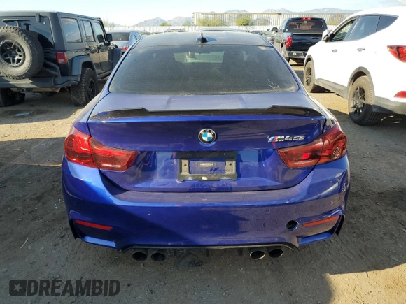 2019 BMW M4 CS with VIN WBS3S7C58KAC09387, listed as a Copart auction lot 73775254 with 27,185 mi miles and Salvage Title. Bid and sale history available at carsss.com. Image 6.