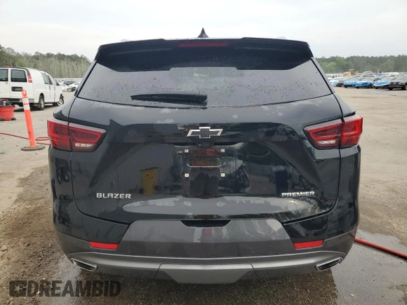 2024 Chevrolet Blazer Premier with VIN 3GNKBFRS3RS160493, listed as a Copart auction lot 53857315 with 12,722 mi miles and Salvage title. Bid and sale history available at DreamBid. Image 6.