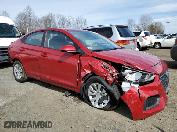 2020 Hyundai Accent SE with VIN 3KPC24A69LE122661, listed as a Copart auction lot 46142243 with 7,079 mi miles. Bid and sale history available at carsss.com. Image 4.
