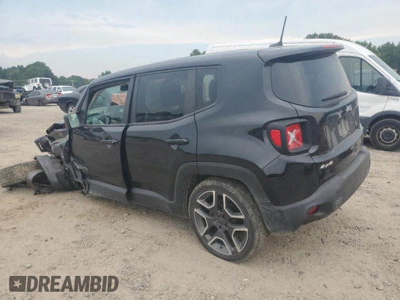 2020 Jeep Renegade Jeepster with VIN ZACNJBABXLPL70415, listed as a Copart auction lot 62847513 with 36,603 mi miles and Salvage Title. Bid and sale history available at carsss.com. Image 2.