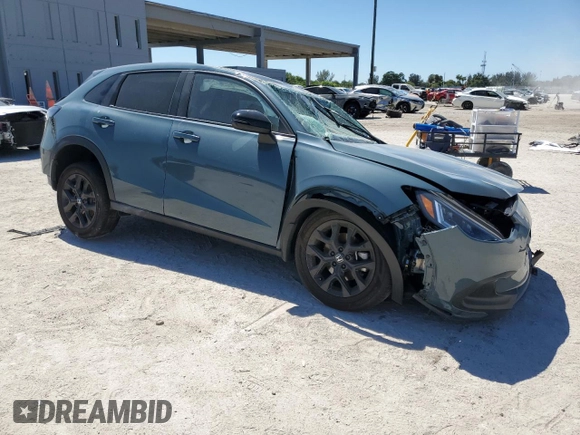 2024 Honda HR-V Sport with VIN 3CZRZ1H58RM759440, listed as a Copart auction lot 50088575 with 6,696 mi miles and Non Repairable. Bid and sale history available at DreamBid. Image 4.