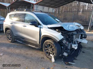 2023 Hyundai Santa Fe XRT with VIN 5NMS6DAJ5PH493223, listed as a IAAI auction lot 41019545 with 42,176 mi miles. Bid and sale history available at carsss.com. Image 1.