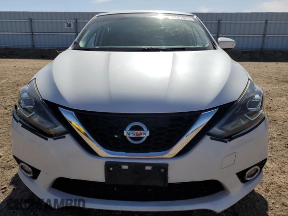 2017 Nissan Sentra SV with VIN 3N1AB7AP6HY229211, listed as a Copart auction lot 56587935 with 76,090 mi miles and Salvage title. Bid and sale history available at DreamBid. Image 5.