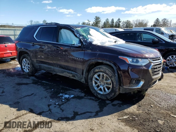 2018 Chevrolet Traverse LT Cloth with VIN 1GNERGKW3JJ115720, listed as a Copart auction lot 42773384 with 81,785 mi miles. Bid and sale history available at carsss.com. Image 4.