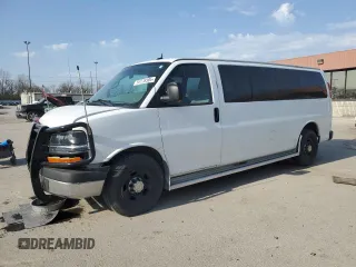 2013 Chevrolet Express Passenger LT with VIN 1GAZG1FG3D1134751, listed as a Copart auction lot 53728385 with 188,247 mi miles and Clean title. Bid and sale history available at DreamBid. Image 1.