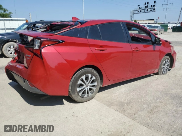 2019 Toyota Prius LE z VIN JTDL9RFU2K3006028, wystawiony jako Copart lot #58799885 z przebiegiem 152 765 mil mil oraz Szkoda całkowita • Salvage title. Historia ofert i sprzedaży dostępna na DreamBid. Obrazek 3.