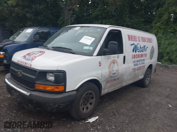 2013 Chevrolet Express Cargo with VIN 1GCSGAFX2D1102477, listed as a IAAI auction lot 42650482 with 77,551 mi miles and . Bid and sale history available at DreamBid. Image 18.