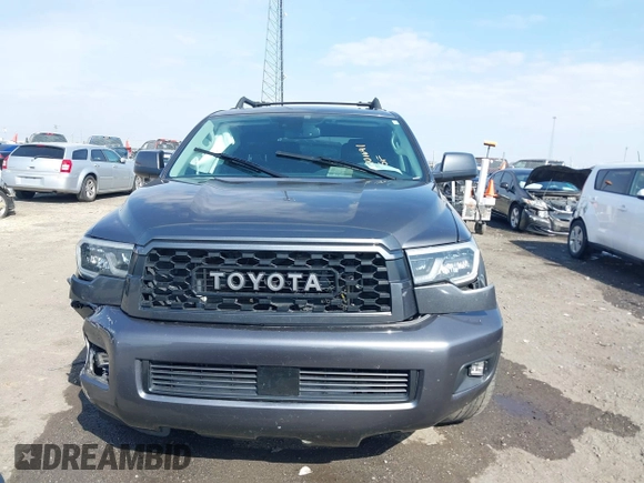 2021 Toyota Sequoia TRD Pro with VIN 5TDEY5B18MS187069, listed as a IAAI auction lot 41701691 with 100,629 mi miles. Bid and sale history available at carsss.com. Image 12.