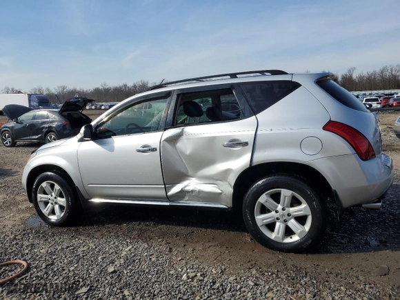 2006 Nissan Murano SL with VIN JN8AZ08WX6W551534, listed as a Copart auction lot 45936245 with 146,611 mi miles and Salvage Title. Bid and sale history available at carsss.com. Image 2.