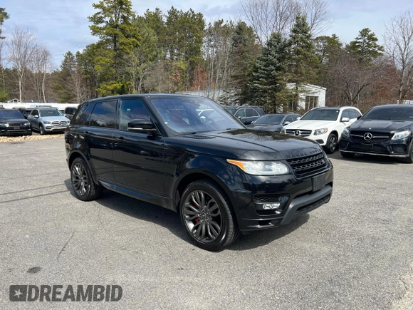 2017 Land Rover Range Rover Sport HSE Dynamic with VIN SALWV2FV9HA136152, listed as a Copart auction lot 50953945 with 120,643 mi miles and Clean title. Bid and sale history available at DreamBid. Image 2.