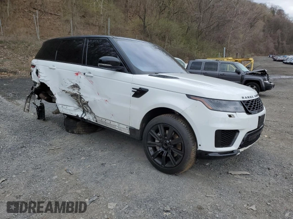 2021 Land Rover Range Rover Sport HSE Silver Edition with VIN SALWR2SUXMA758190, listed as a Copart auction lot 53045055 with 56,802 mi miles and Salvage title. Bid and sale history available at DreamBid. Image 4.