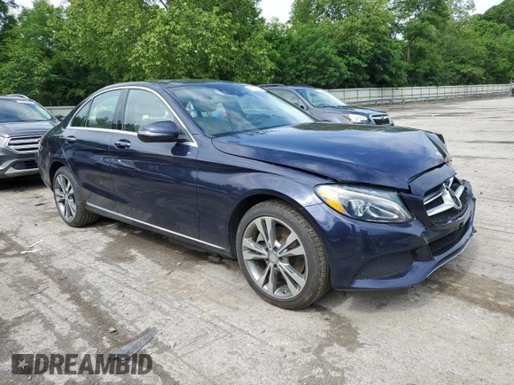 2016 Mercedes-Benz C 300 Luxury with VIN WDDWF4KB3GR139291, listed as a Copart auction lot 61221635 with 82,931 mi miles and Salvage title. Bid and sale history available at DreamBid. Image 4.
