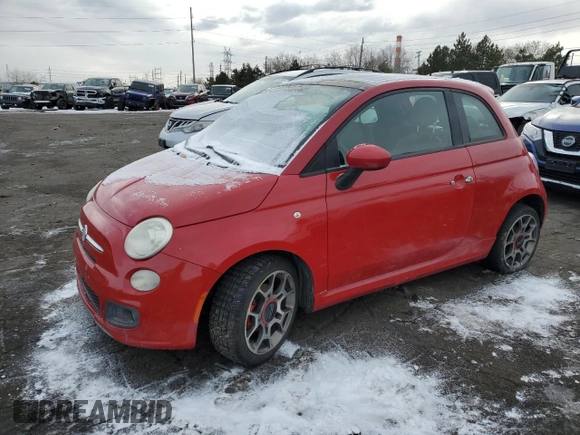 2012 FIAT 500 Sport with VIN 3C3CFFBR8CT123504, listed as a Copart auction lot 42262965 with 137,447 mi miles and Clean title. Bid and sale history available at DreamBid. Image 1.