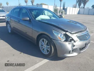 2012 Infiniti G37 Sedan Journey with VIN JN1CV6AP7CM628716, listed as a IAAI auction lot 41666921 with 103,519 mi miles. Bid and sale history available at carsss.com. Image 1.