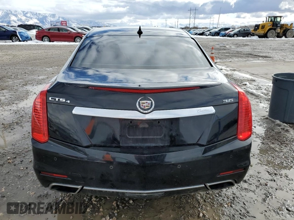 2014 Cadillac CTS Luxury AWD with VIN 1G6AX5S38E0160464, listed as a Copart auction lot 45675495 with 132,439 mi miles and Salvage Title. Bid and sale history available at DreamBid. Image 6.