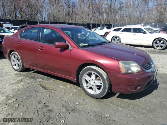 2007 Mitsubishi Galant ES with VIN 4A3AB36F07E048281, listed as a Copart auction lot 49647895 with 208,601 mi miles and Salvage Title. Bid and sale history available at carsss.com. Image 4.