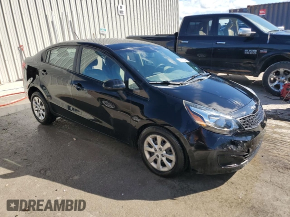 2014 Kia Rio LX with VIN KNADM4A35E6403608, listed as a Copart auction lot 72610344 with 114,585 mi miles and Non Repairable. Bid and sale history available at DreamBid. Image 4.