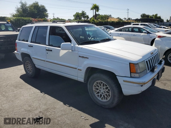 1995 Jeep Grand Cherokee Limited z VIN 1J4GZ78S0SC575083, wystawiony jako Copart lot #61047975 z przebiegiem 205 407 mil mil oraz Czysty tytuł • Clean title. Historia ofert i sprzedaży dostępna na DreamBid. Obrazek 4.