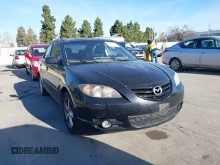 2005 Mazda 3 s with VIN JM1BK323751254849, listed as a IAAI auction lot 41645553 with 241,527 mi miles. Bid and sale history available at carsss.com. Image 1.