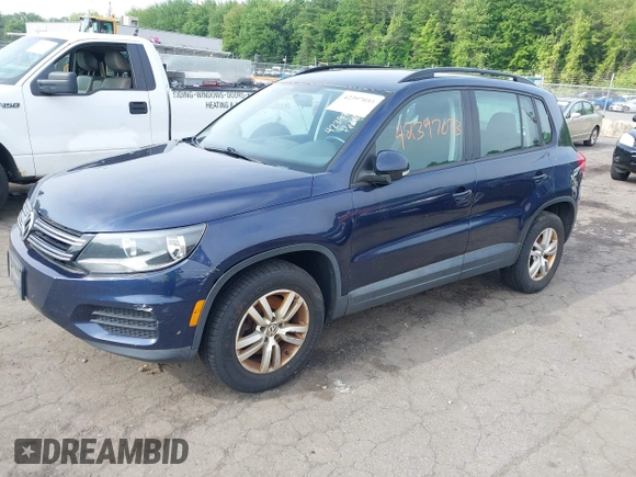 2015 Volkswagen Tiguan S z VIN WVGBV7AX8FW503114, wystawiony jako IAAI lot #42397033 z przebiegiem 200 658 mil mil oraz . Historia ofert i sprzedaży dostępna na DreamBid. Obrazek 2.