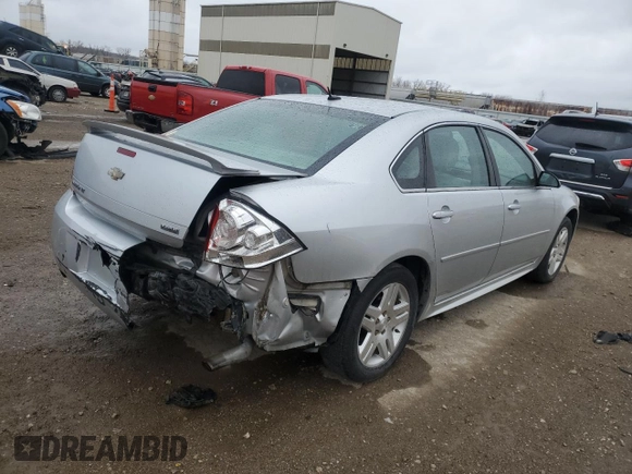 2013 Chevrolet Impala LT with VIN 2G1WG5E39D1210170, listed as a Copart auction lot 49642915 with 138,969 mi miles and Salvage Title. Bid and sale history available at DreamBid. Image 3.