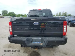 2022 Ford F-250 XL with VIN 1FT7W2BT7NED00032, listed as a Copart auction lot 58471275 with 54,041 mi miles and Salvage title. Bid and sale history available at DreamBid. Image 6.