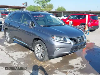2015 Lexus RX 350 with VIN JTJZK1BA1F2420762, listed as a IAAI auction lot 42085592 with 104,146 mi miles and . Bid and sale history available at DreamBid. Image 1.