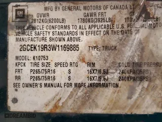 1998 Chevrolet C/K 1500 with VIN 2GCEK19R3W1169885, listed as a Copart auction lot 50716155 with 234,179 mi miles and Non Repairable. Bid and sale history available at carsss.com. Image 12.